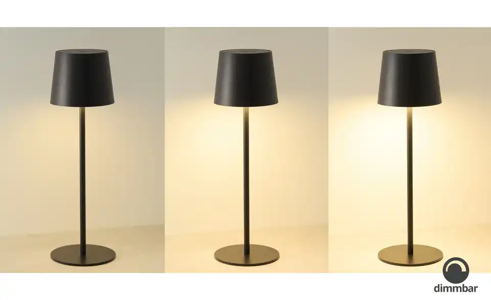 Akku-Tischleuchte, Funktionsansicht