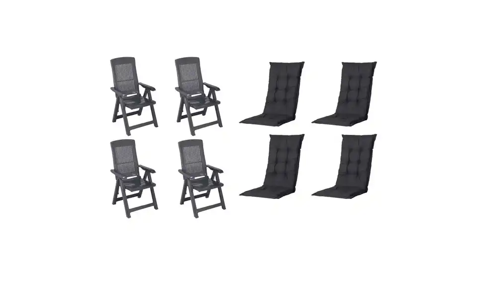 Siena Garden Gartensessel 8er-Set, Perspektive