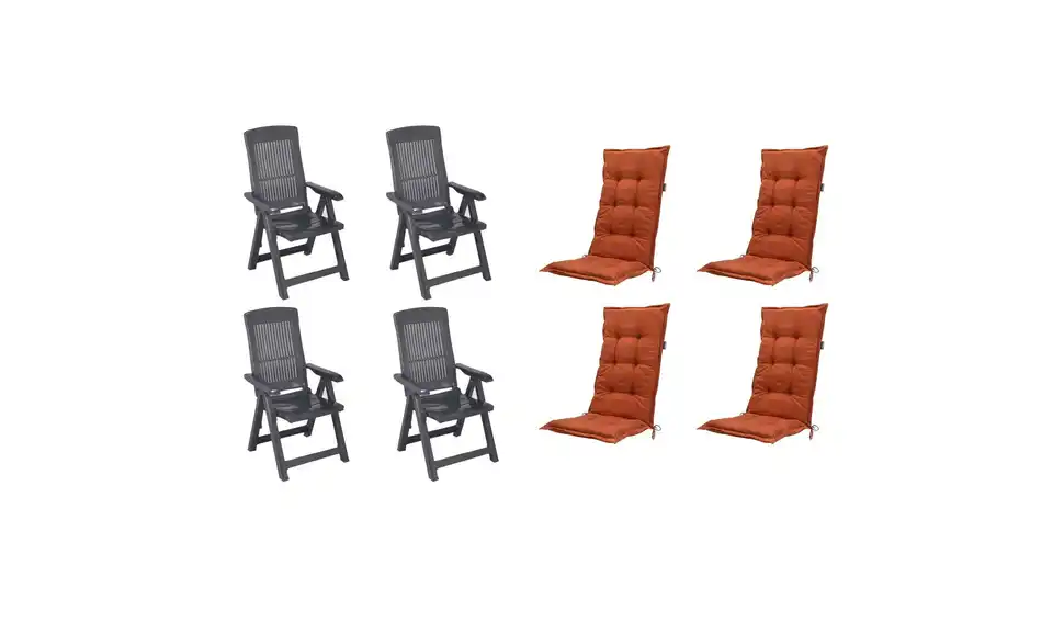 Siena Garden Gartensessel 8er-Set, Perspektive