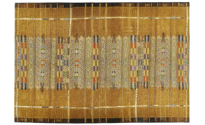 Gino Falcone Outdoorteppich Aurora Goldfarben 80x165 cm 165 cm Goldfarben 80 cm