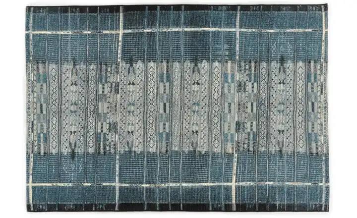Gino Falcone Outdoorteppich Aurora Blau 80x165 cm 165 cm Blau 80 cm