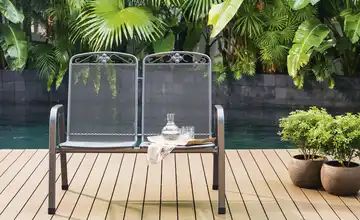 Gartenbank, 2-Sitzer  Savoy MWH