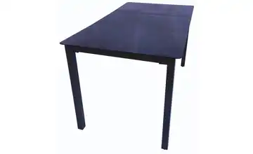Gartenmöbel 5er-Set Schwarzglas Schwarz, Anthrazit