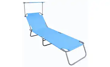 Sonnenliege Blau Blau