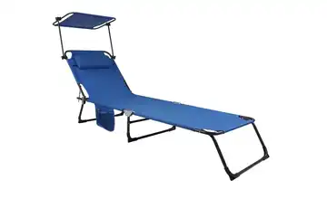 Sonnenliege Blau Blau