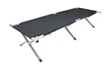 Feldbett 190 cm 43 cm Schwarz 63 cm Schwarz