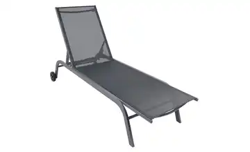 Liegestuhl Schwarz Schwarz