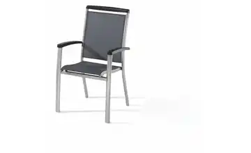 Sieger Stapelsessel Silbergrau