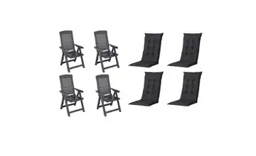 Siena Garden Gartensessel 8er-Set  