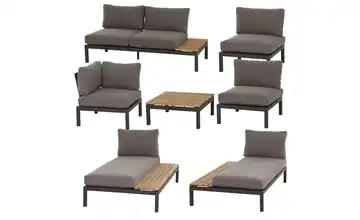 Siena Garden Gartenmöbel 7er-Set  